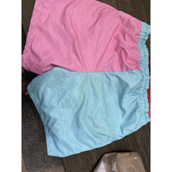 BoohooMAN Swim Shorts Blue/Pink‎ - Picture 2 of 3